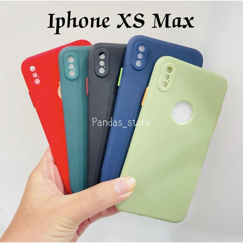 Case Iphone Xs Max Babycase + Pelindung Kamera, Makaron Full Color (PsS)