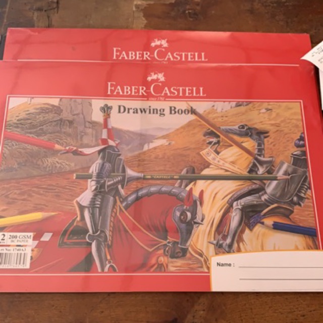 

BUKU GAMBAR/DRAWING BOOK A3 FABER CASTELL CASTELL