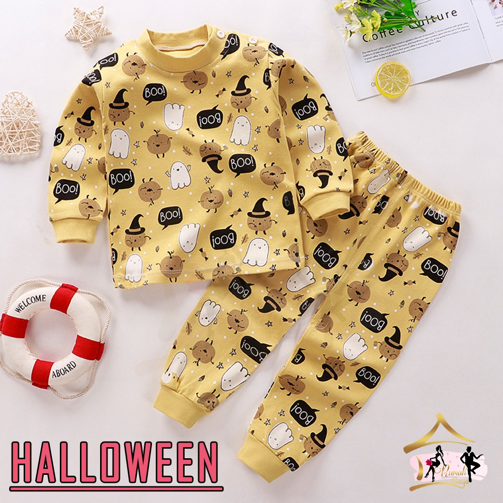 Setelan Baju Tidur Anak Usia 4 Tahun (size L) - Sweater / Setelan Lengan Panjang Bahan Import