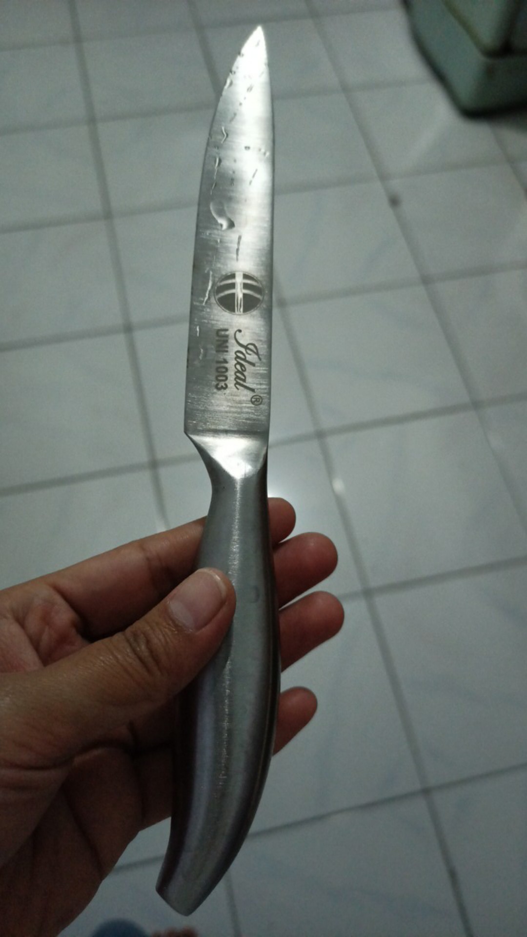 Pisau Dapur Unibody Full Stainless Steel Uni1003 Ideal