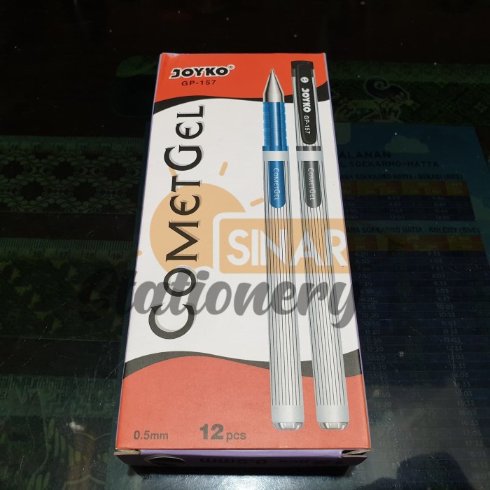 

Diskon Pulpen Comet Gel Gp 157 Joyko 0.5 Hitam 1Pak Isi 12Pc Berkualitas