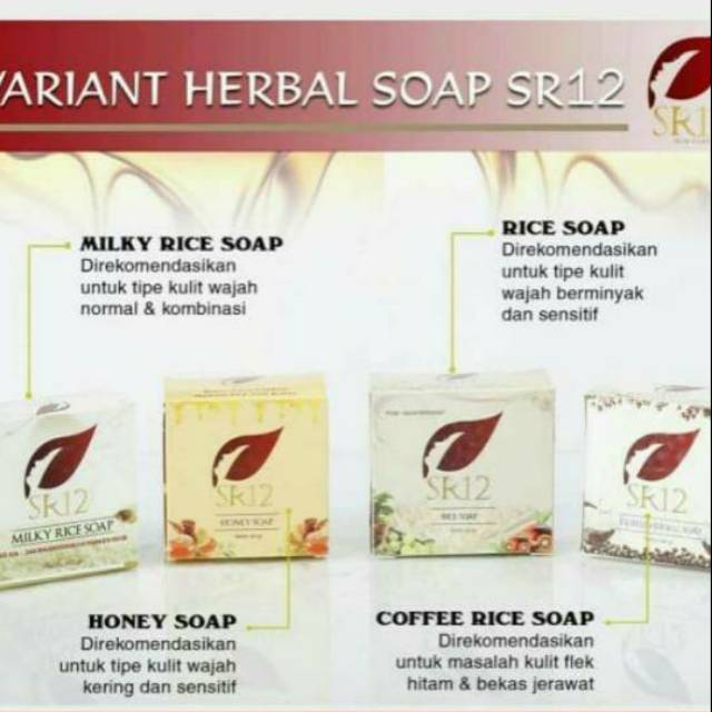 Sabun kopi soap coffee herbal SR12 BPOM