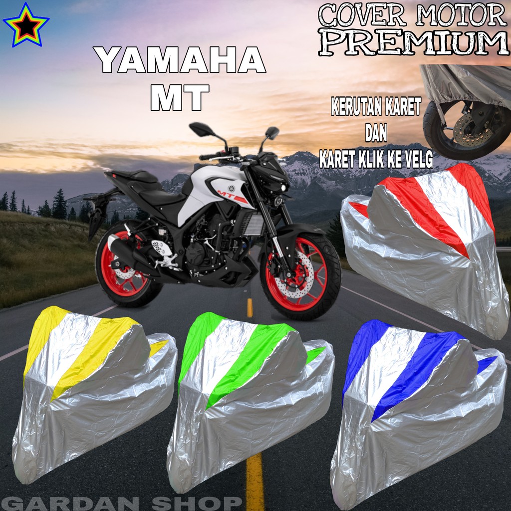 Sarung Motor YAMAHA MT Silver KOMBINASI Body Cover Yamaha PREMIUM