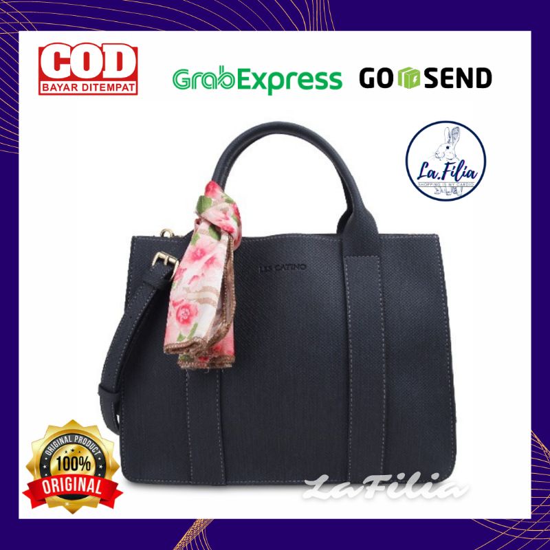 ❤️ LaFilia ❤️ TAS SELEMPANG WANITA LES CATINO ORIGINAL NAVY - LES CATINO SUIKA