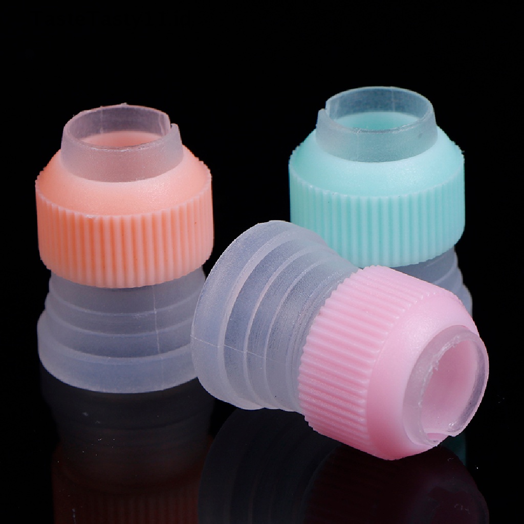 3 Pcs Nozzle Konektor Konverter Butter tip Untuk Dekorasi Kue