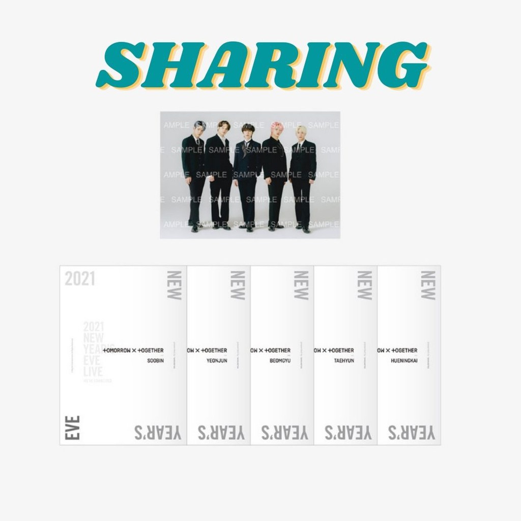 [READY]SHARING TXT: 2021 NEW YEAR'S EVE LIVE(NYEL)-POSTER Soobin/Yeonjun/Beomgyu/Heuning Kai/Taehyun