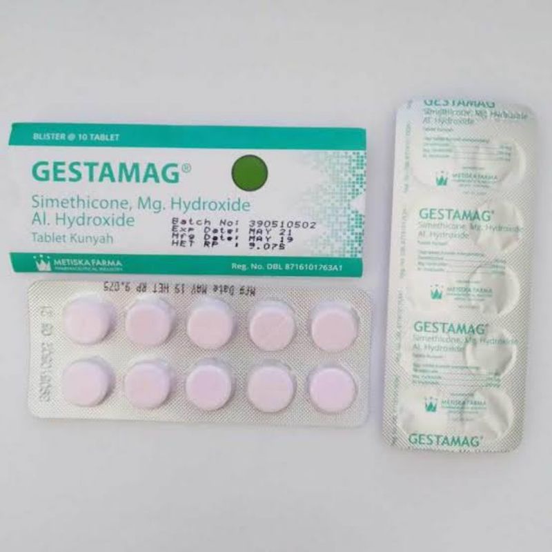 Gestamag Tablet/ Asam Lambung/ Gastritis/ Nyeri Lambung