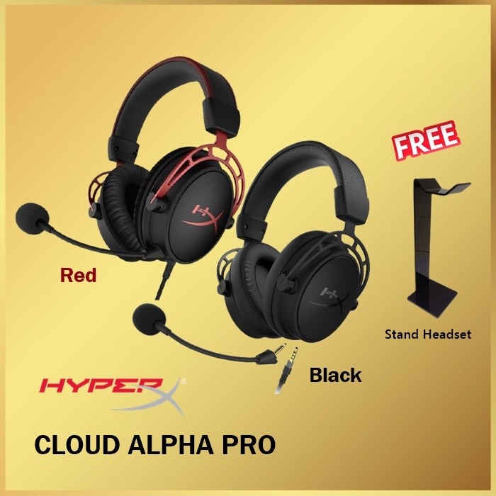 Kingston HyperX Cloud Alpha Pro Gaming Headset With Aluminum Frame