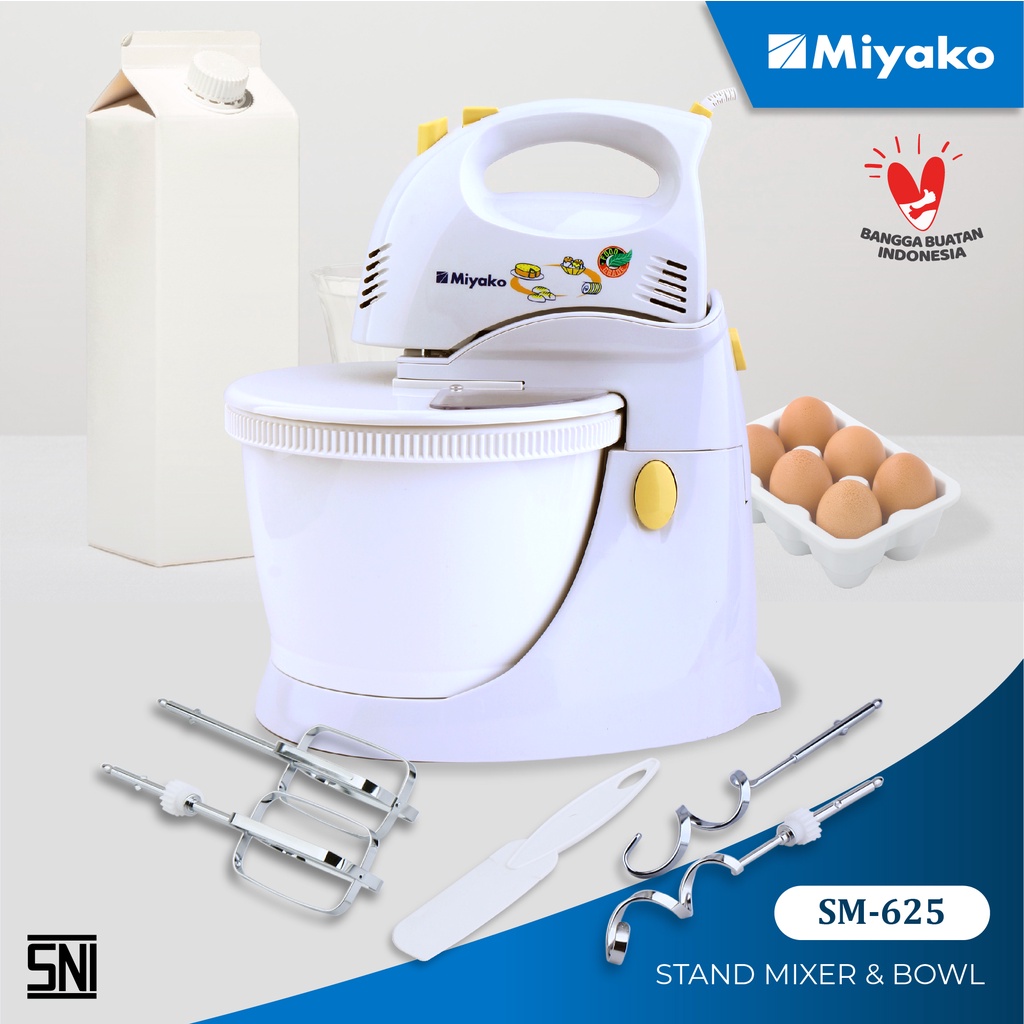 Miyako Stand Mixer SM 625 3.5 Liter 190 watt Murah