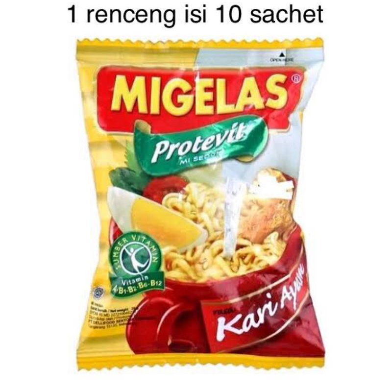 

MiGelas Protevit Rasa Kari Ayam 1 Rcg Isi 10 Sachet @ 28 Gram