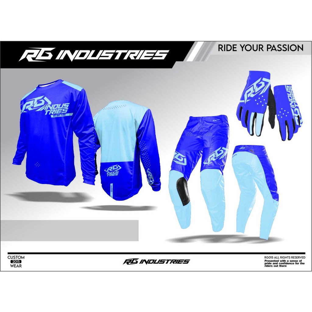 Jersey Set Trail Motocross Jerset Motocross Jerset Rg Industries Premium Gearset Rg Industries Premi