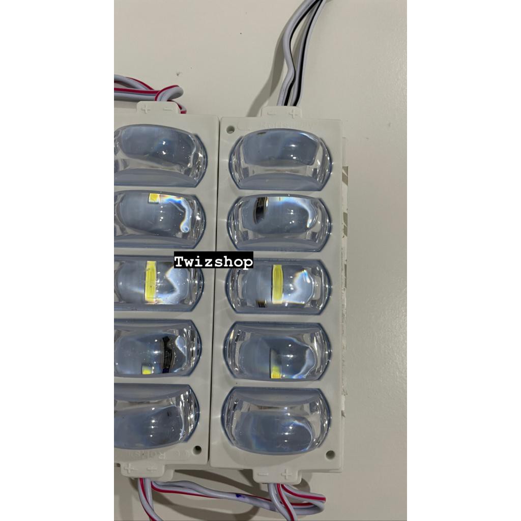 Lampu LED 5 Mata Terang 12 Volt 24 Volt / LED Variasi Mobil Truk Bus