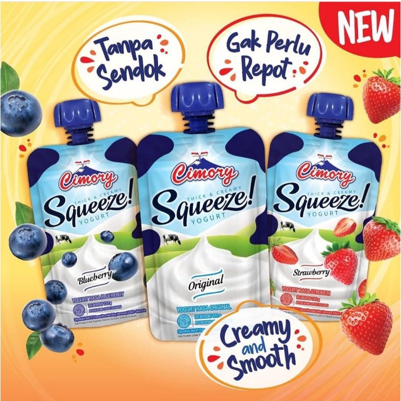 

Cimory Squeeze Yogurt 120 gram