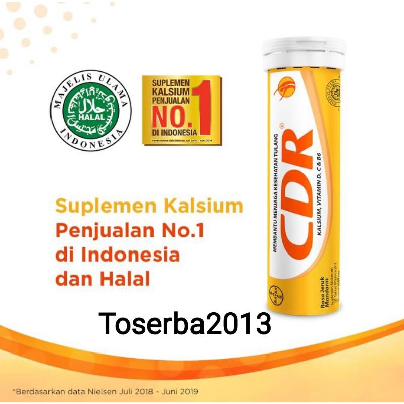 CDR EFFERVESCENT ISI [10tblet] "PALING MURAH"