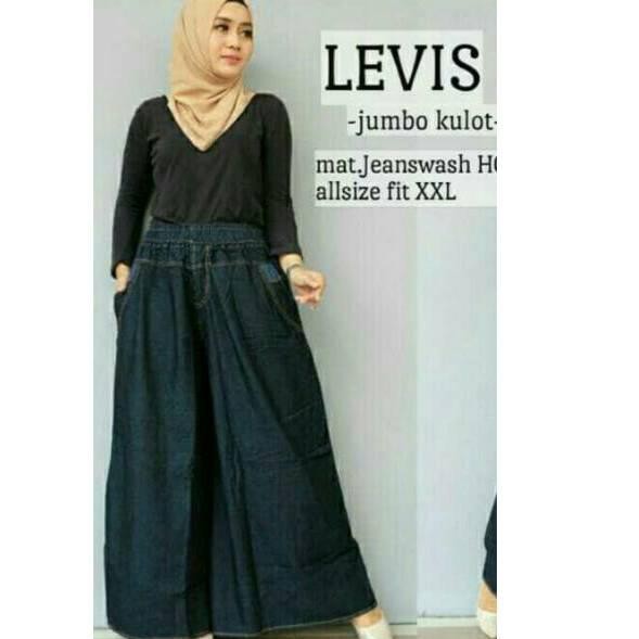 STY 1596 BIG SALE Celana kulot levis super jumbo 
