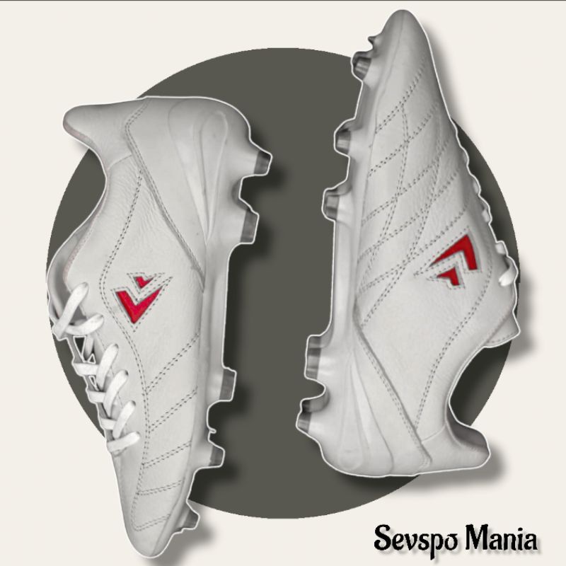 Sevspo Mania calf lea fg sepatu bola kulit sapi