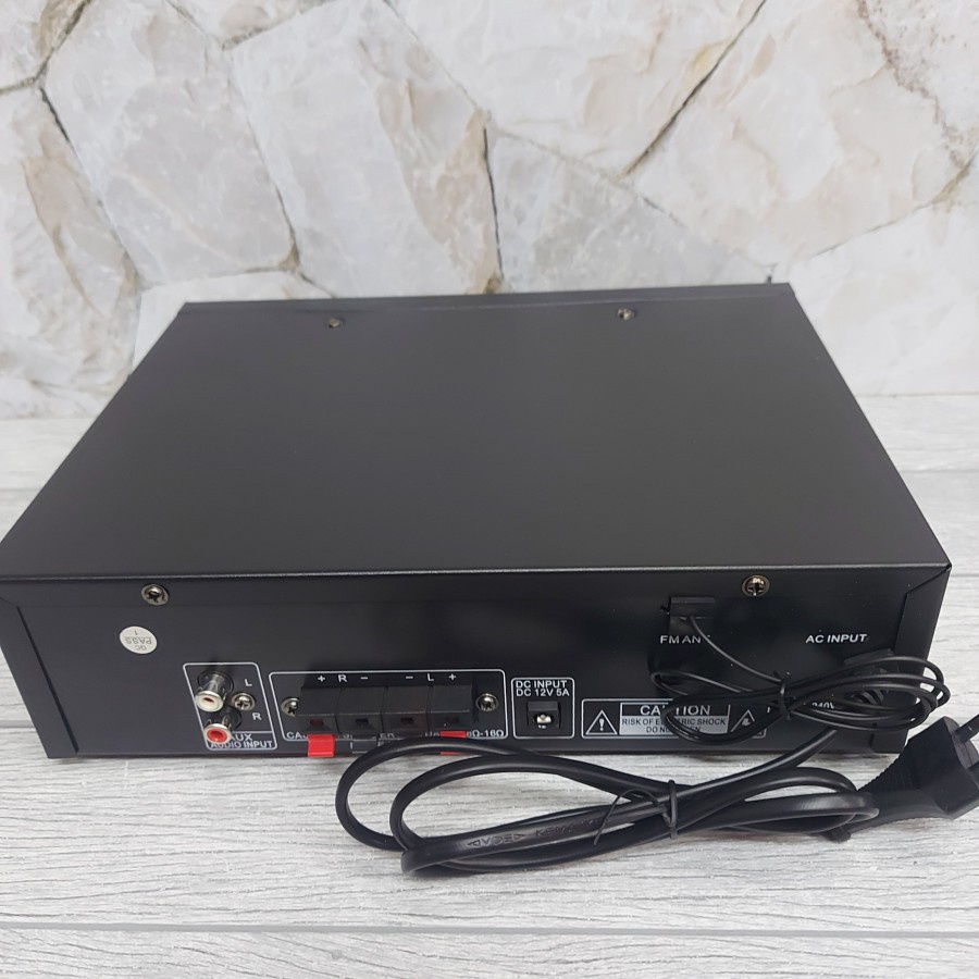 Ampli Bluetooth Equalizer Fleco A 22Bt Echo 2 Slot Mic A22bt Amplifier