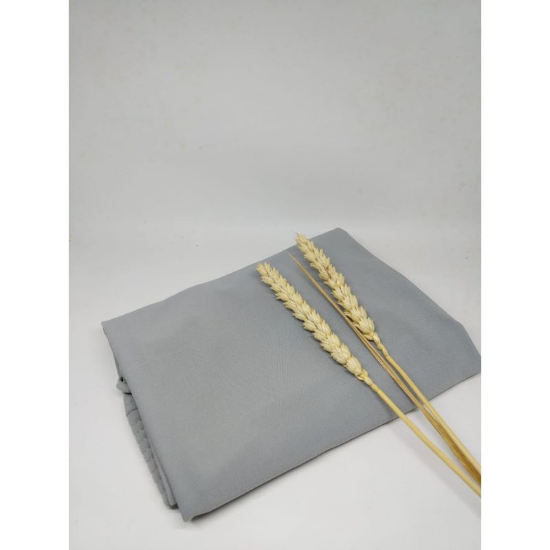 Jilbab Jersey Bergo Tasya Jumbo size 80 x 110 cm / khimar XL / Jilbab Jersey Instan Jumbo-Abu2