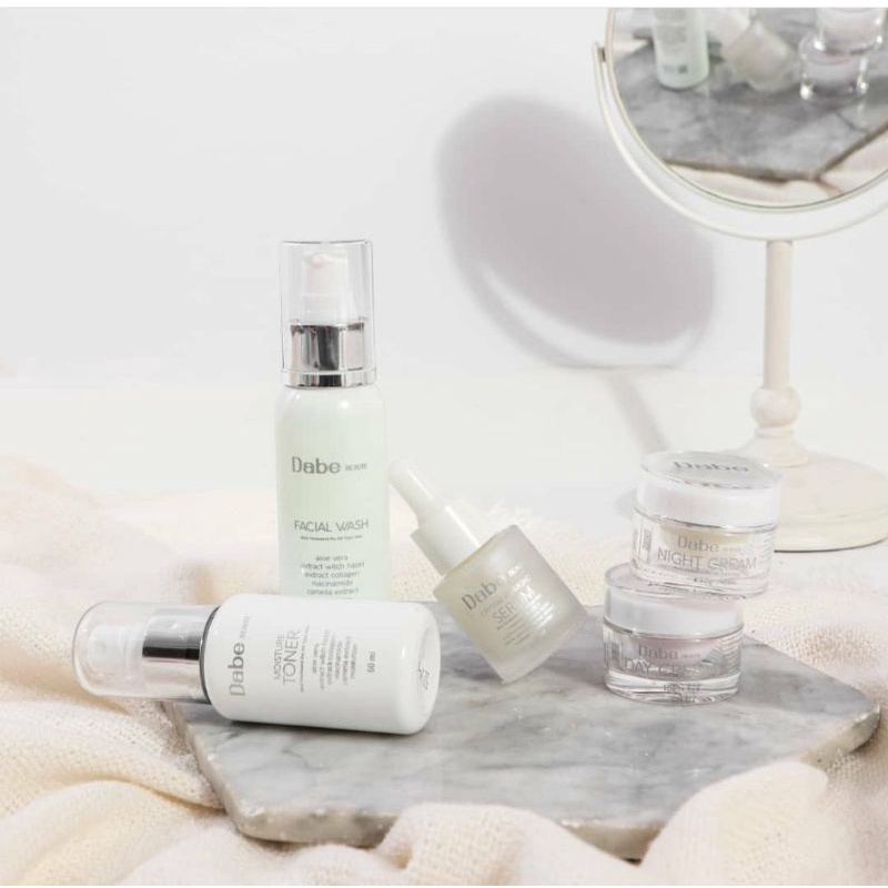 luxury glow dabe beaute+serum diamond Cristal free pouch & gift skincare by bella Shofie