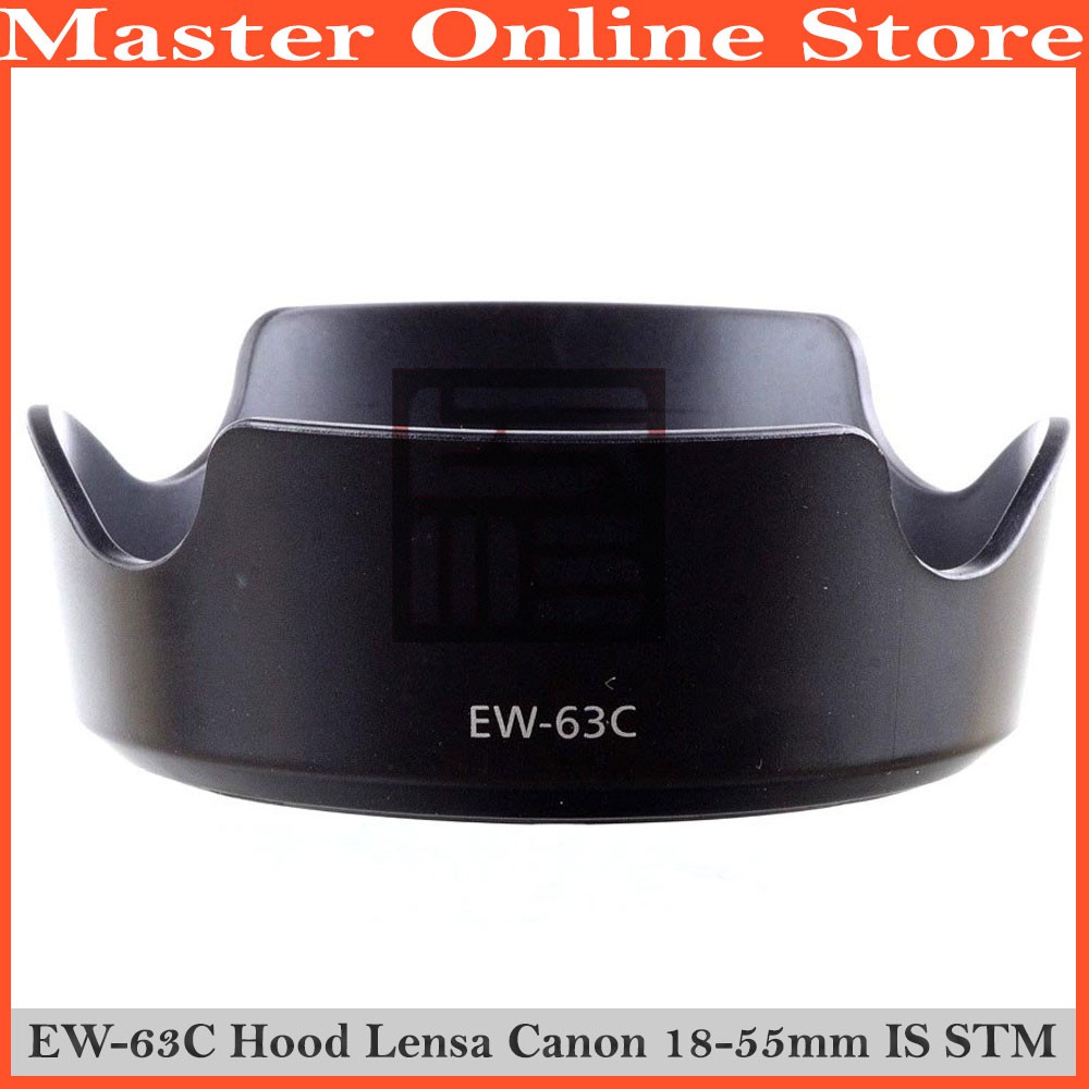 EW63C Lens Hood Lenshood 58mm Lensa Kamera Digital Canon 1100D 1200D