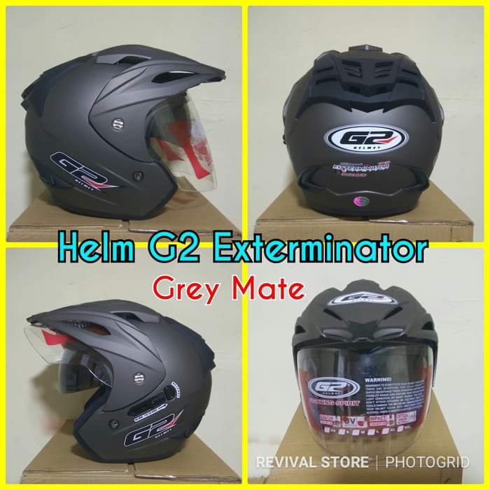 Helm G2 Exterminator double visor