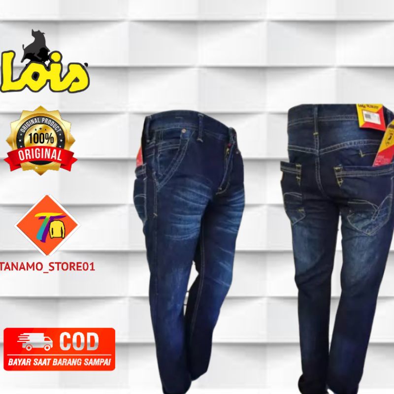 celana panjang pria promo/big size jeans Lois panjang pria/celana jeans Lois ORIGINAL pria