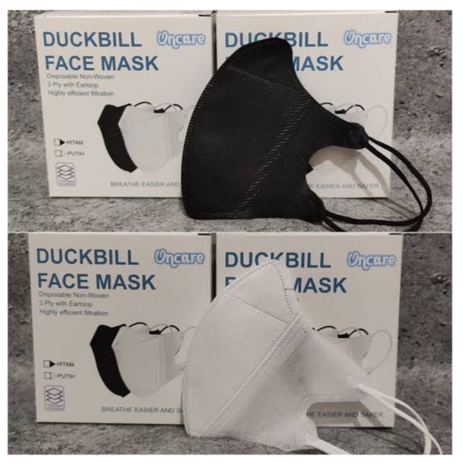 MASKER DUCKBILL GARIS ONCARE 3PLY ISI 50PCS