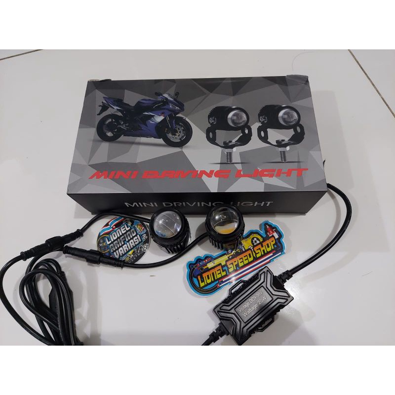 Lampu sorot led cree Lampu LED Mini Driving LED 2 Colour D2 Motor MobilLampu tambahan mini driving l