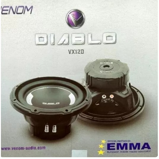 Paket Audio Mobil VENOM DIABLO Full Set SPLIT POWER 4CH SUBWOOFER ORI