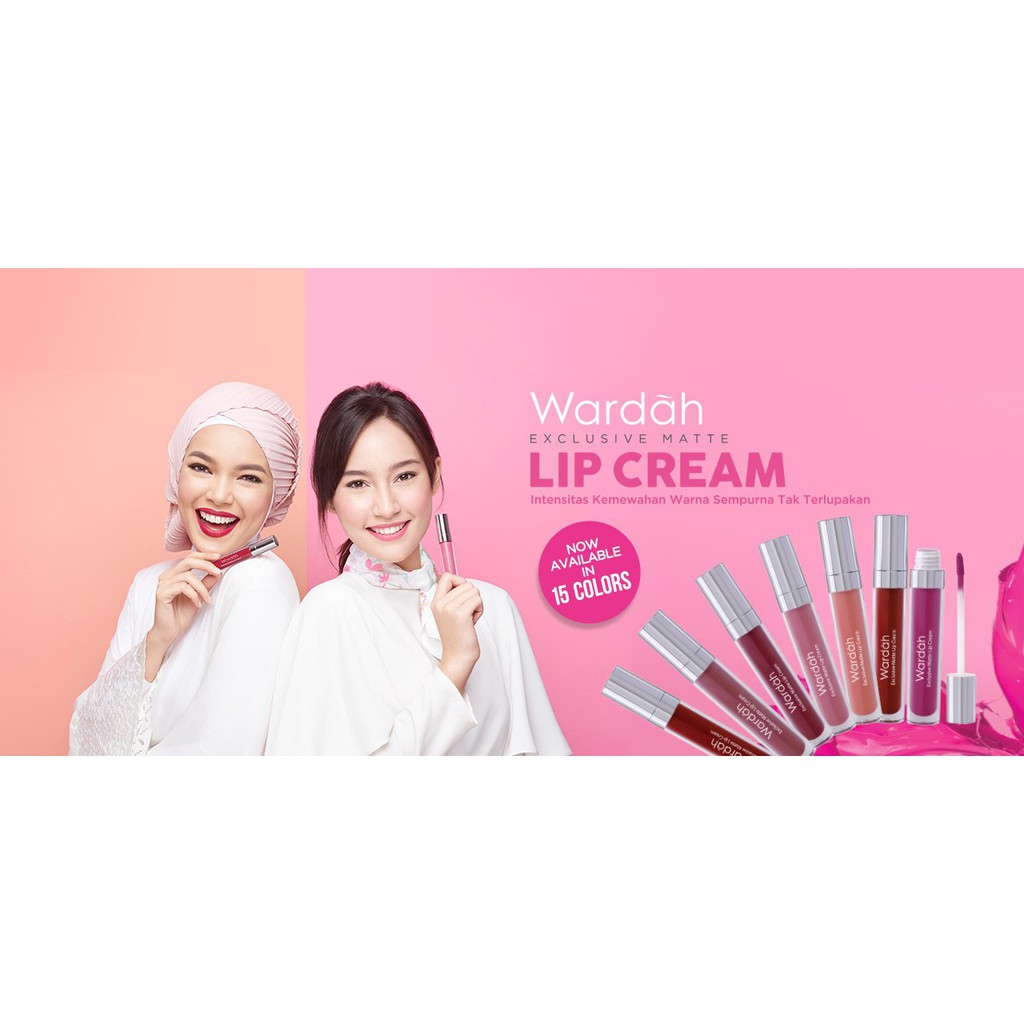 Lip Cream Wardah 06 Feeling Red Original / Lip Cream Exclusive Matte