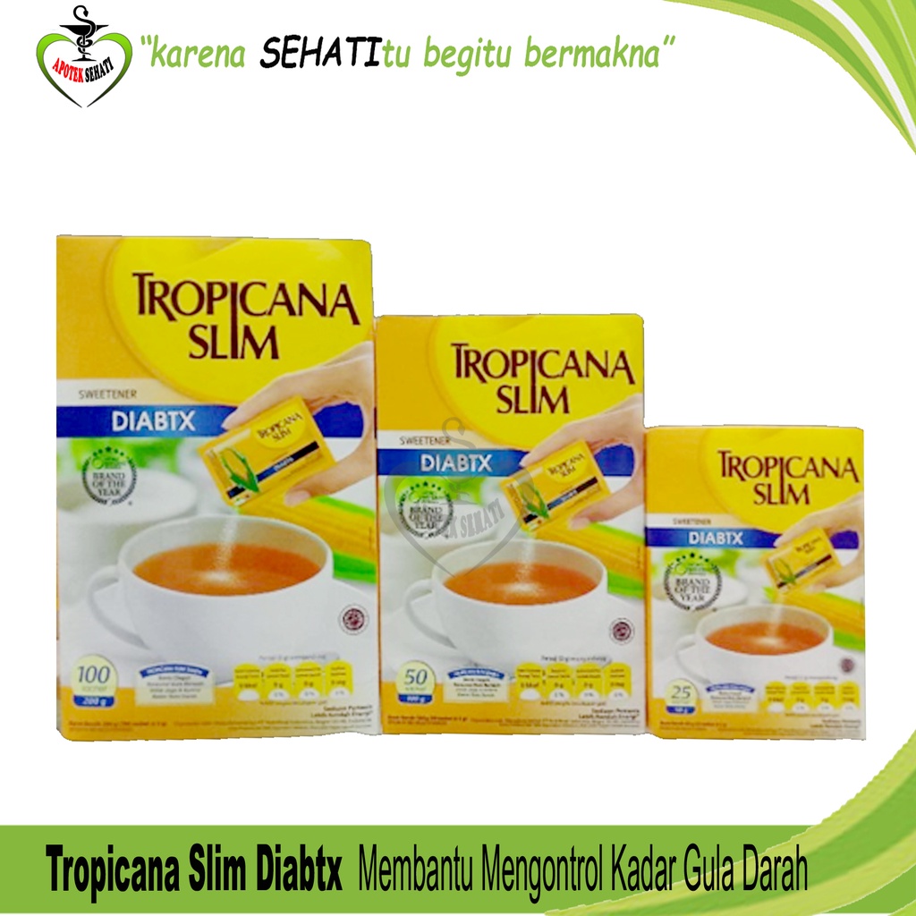 Tropicana Slim Diabtx Sweetener Diabetics Rendah Kalori Khusus Diabetes