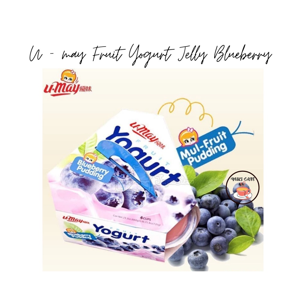 

YOGURT - U - MAY FRUIT YOGURT JELLY BLUEBERRY