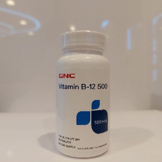 gnc vitamin B 12 500mg isi 100