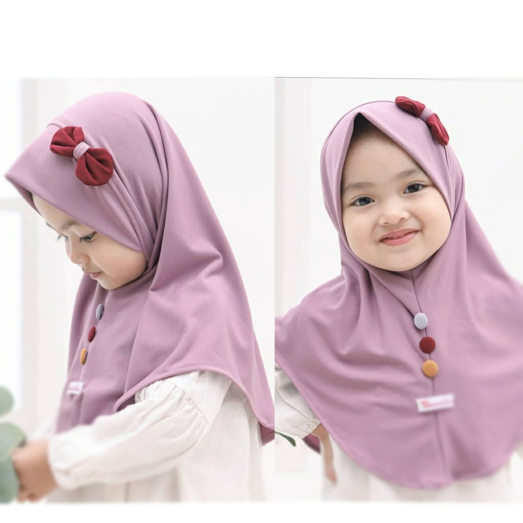 Jilbab Anak BELA PITA Allsize 0-3 Tahun Hijab Instan Bayi Kerudung Anak Lucu