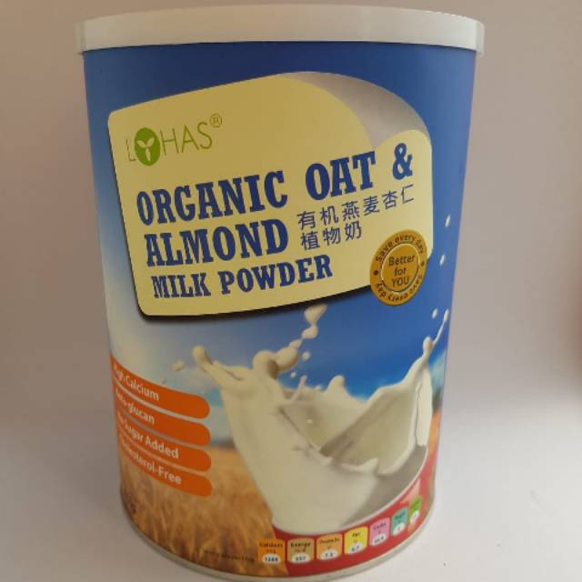 

Oraganic Oat & Almond Milk Powder