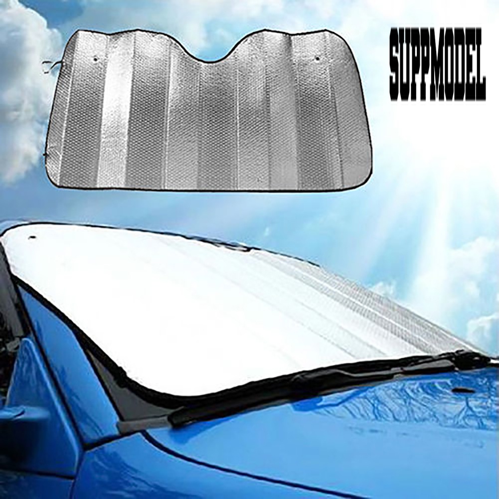 Cover Pelindung Kaca Depan Mobil Anti UV Bahan Aluminum Foil