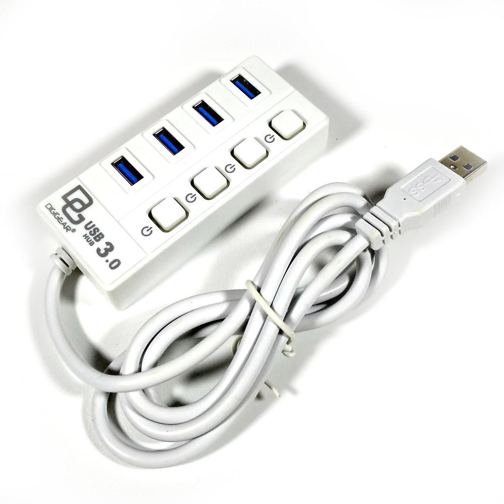USB HUB 3.0 (5 GBPS) DIGIGEAR 4 PORT ON/OFF