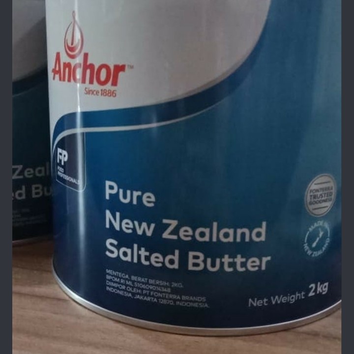 

Anchor Pure New Zealand Salted Butter 2 kg Original Packaging