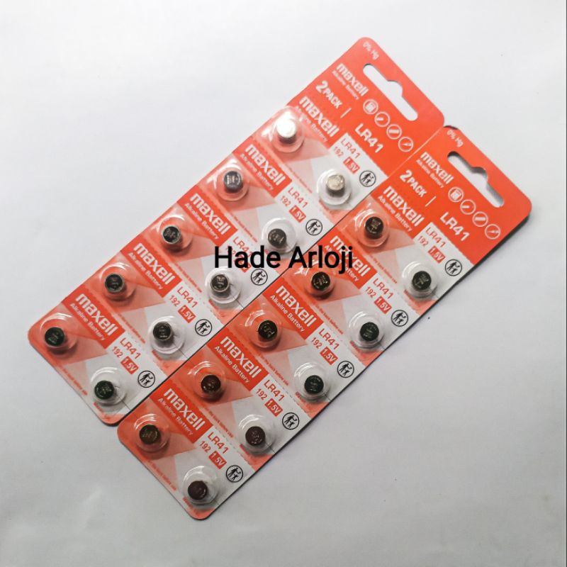 BATERAI BATRE MAXELL LR41