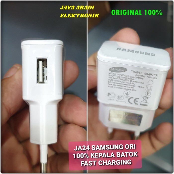 J24 SAMSUNG KEPALA BATOK 2A 10W ADAPTOR FAST CHARGING CAS CASAN TRAVEL CHARGER FLASH CHARGE QUICK QUALCOM ADAPTER ADAPTIVE ANDROIT HANDPHONE QUALCOM UNIVERSAL MULTI ORIGINAL VOLT GADGET BISA UNTUK SEGALA MEREK HANDPHONE SUPPORT SUPER FAST CHARGING