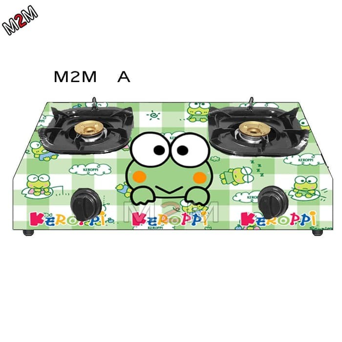 STIKER KOMPOR 2 TUNGKU MOTIP KARAKTER