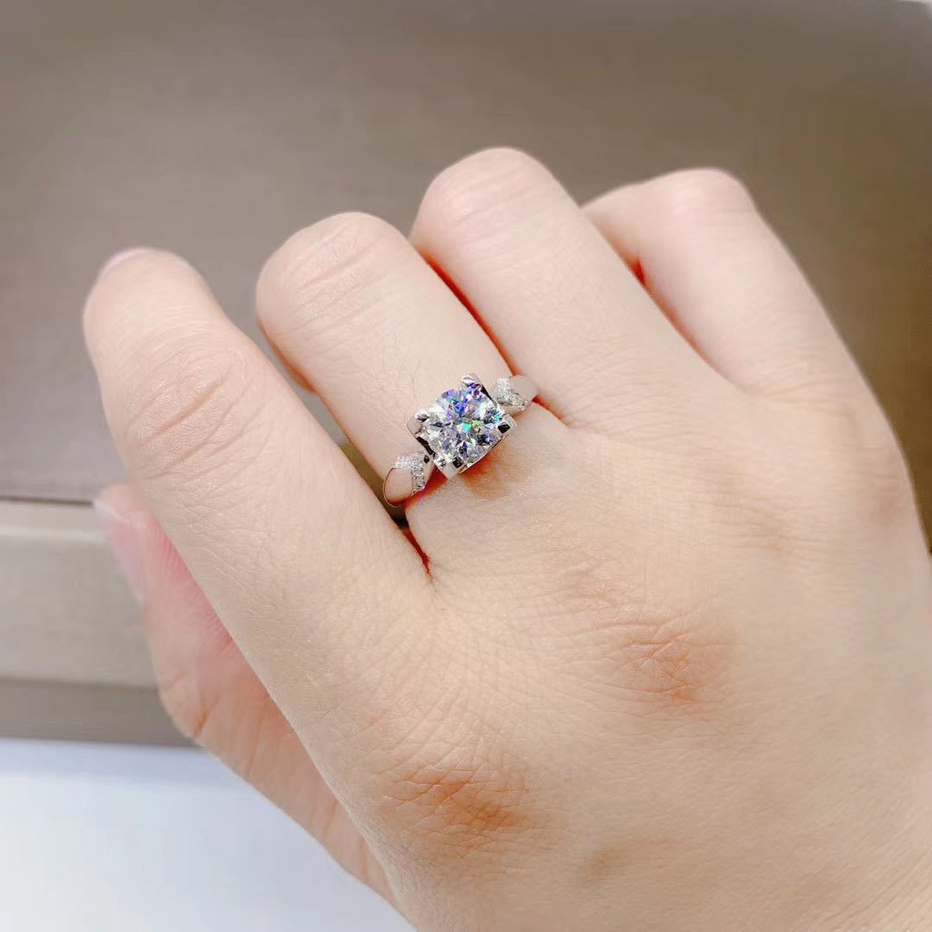 perak asli 925 cincin Wanita Kepala Banteng Cincin yang Dapat Disesuaikan Fashion Perhiasan
