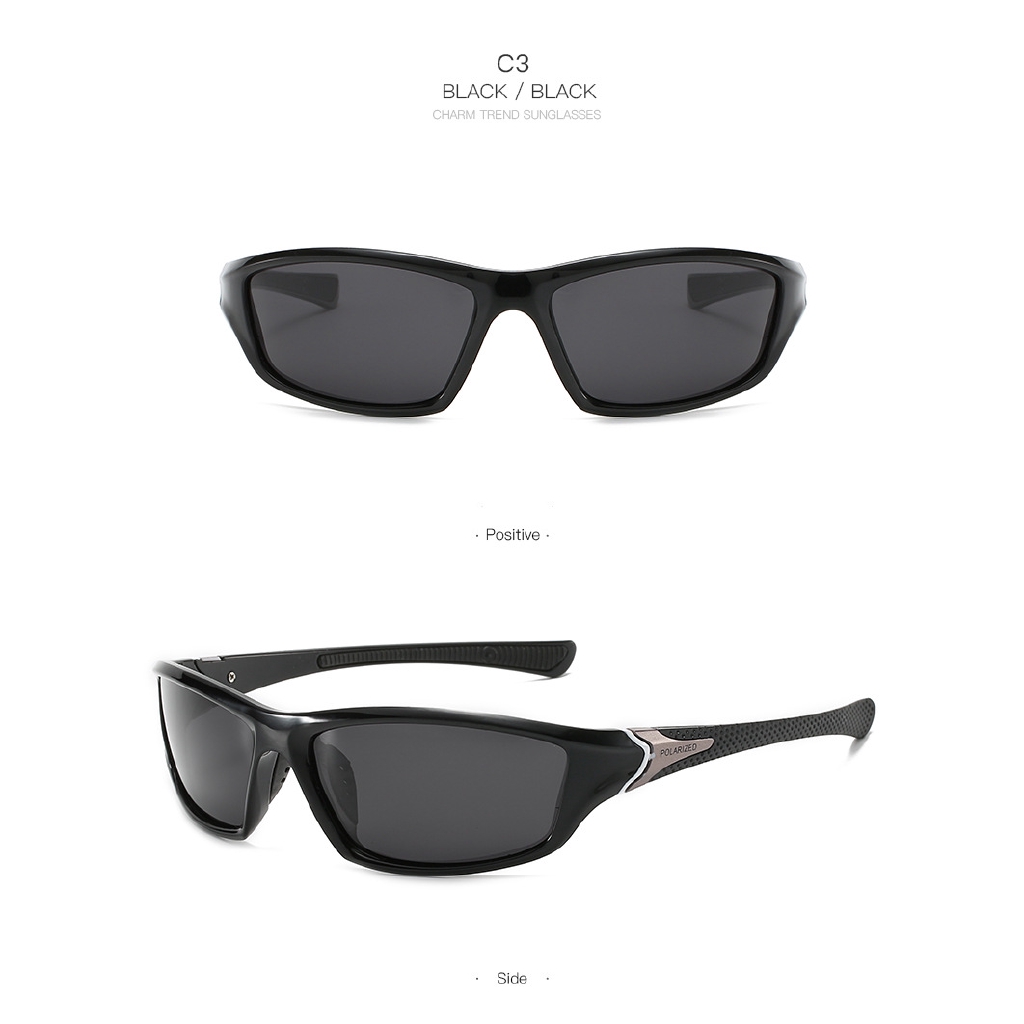 Kacamata Hitam Polarized Berubah Warna Dengan Lensa Night Vision Untuk Bersepeda