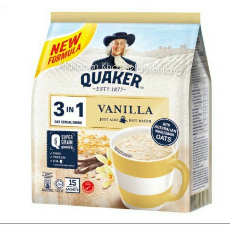 Quaker 3 in 1 oat cereal / Quaker Oatmeal 3in1 Malaysia Aneka Rasa