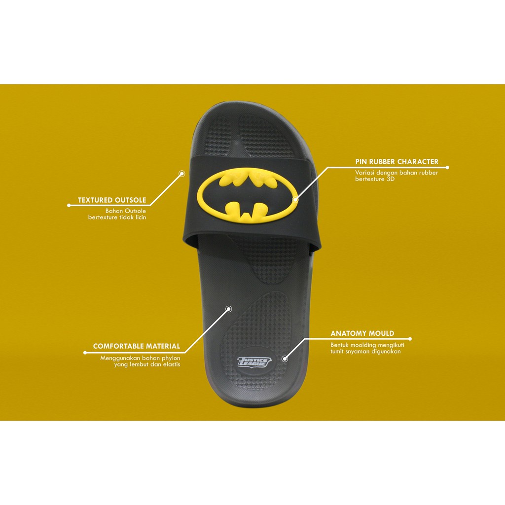 JUSTICE LEAGUE -  SANDAL LAKI ANAK CH720011LK