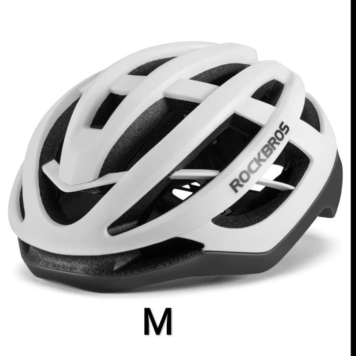 Helm sepeda ROCKBROS HC58 White Ultralight Magnetic Snap Buckle