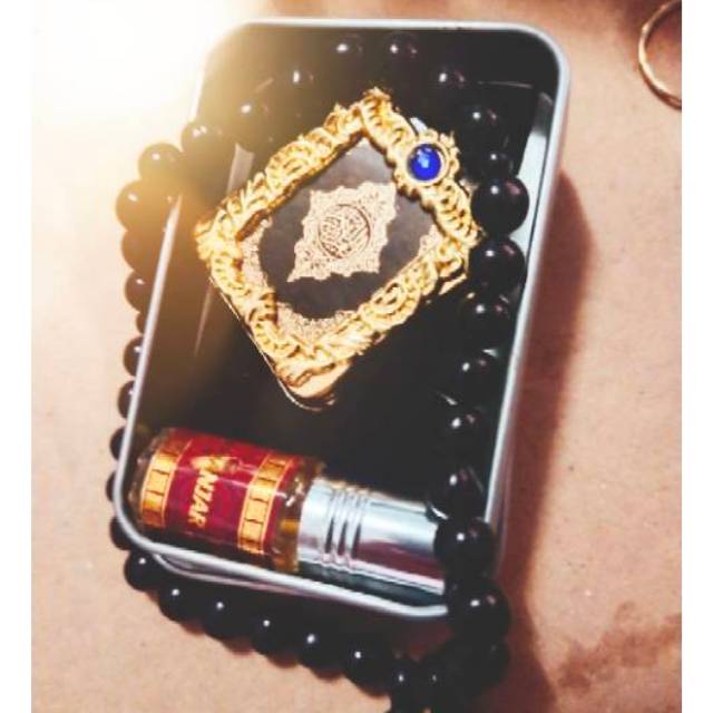 TASBIH KAUKAH HITAM/ PREMIUM TASBIH KAUKAH ASLI/PAKET TASBIH REAL PICTURE