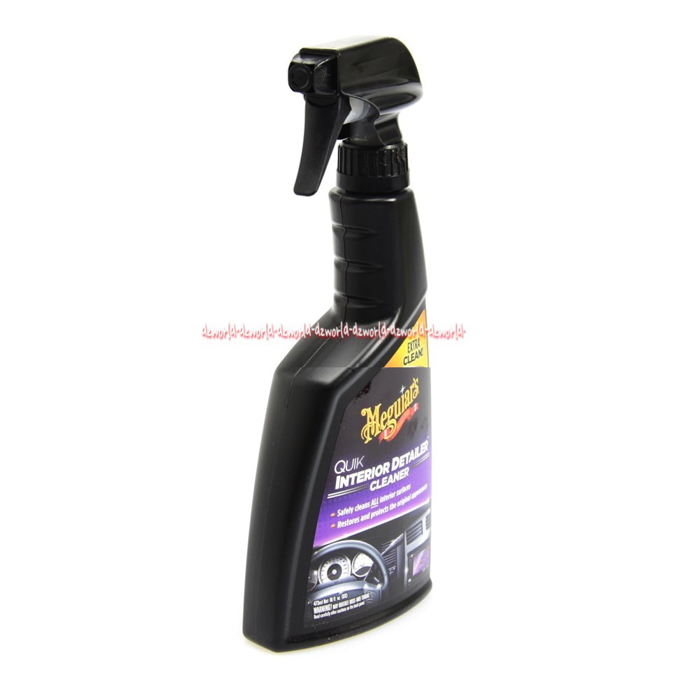 Meguiars Quik Interior Detailer Cleaner Pembersih Untuk Plastik Vinyl Karet Audio visual 473ml