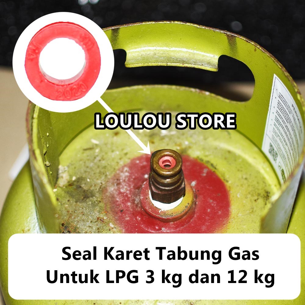 Karet Seal Tabung GAS LPG Karet Sil GAS LPG Merah SNI