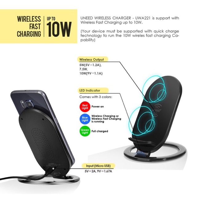 Uneed Wireless Charger UWA221